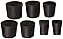 United Scientific RSTPK1 Rubber Stopper, 1 to 6 Sizes Assortment, Assorted