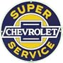 Ande Rooney Chevrolet Service Metal Sign