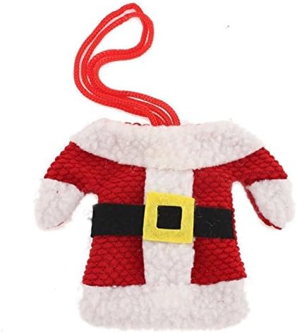 Cluis Santa Claus Suit Christmas Dinner Flatware Holders Pack of 6Pcs