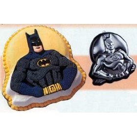Wilton Batman with Moon Cake Pan (2105-6501, 1989) Retired D C Comics