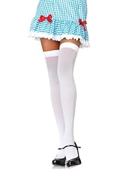 Opaque Thigh High Nylon Stocking
