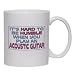 It's Hard to be Humble When you play an ACOUSTIC GUITAR Mug for Coffee / Hot Beverage (choice of sizes and colors)