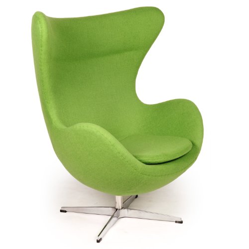 Cheap Egg Chair: Cheap Egg Chair, Apple Green Boucle 