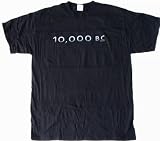 10,000 BC Logo Hero or Legend Black T-shirt (Large)