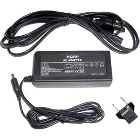 HQRP AC Power Adapter for Samsung SC-D372 / SCD372 Camcorder - (incl. USA Plug & Euro Adapter)