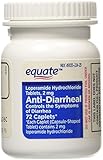 Equate - Anti-Diarrheal, 72 Caplets (Compare to Imodium A-D)
