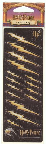 Harry Potter Lightening Bolt Stickers with Snitch (2 sheets)
