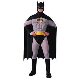 Batman Adult Muscle Chest Larg Costume