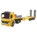 Bruder Toys Mercedes Benz Actros Low-Loader Truck with CAT Track Loader Combo
