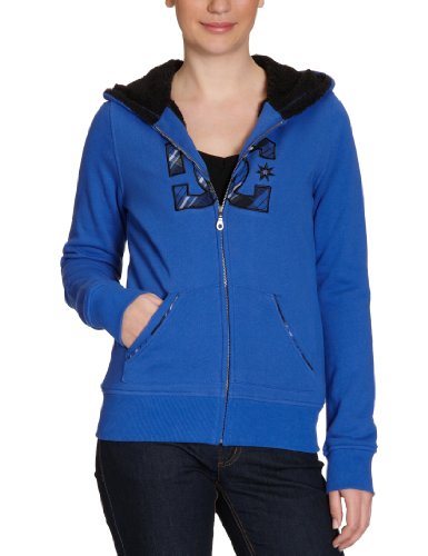 DC Shoes Damen Full Zip Hoodie Dchayney Serpa Lined, dazz blue, L, D065460058_dazz blue_DZBD