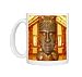 Maori statue with Moko facial tattoo Photo Mugs