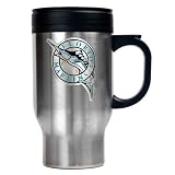 Florida Marlins MLB Stainless Steel Travel Mug - Primary Logo
