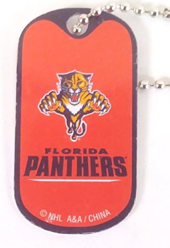 NHL Florida Panthers Dog Tag Necklace (1 Count)