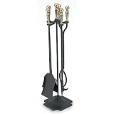 Minuteman ABK-02 5 Pc Ball Handle - Square Base - Antique Brass/Black