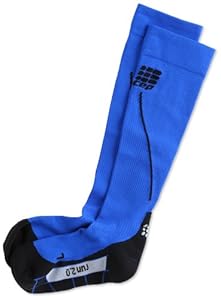 CEP Women's Progressive+ 2.0 Run Socks, Size III (Calf 12.5-15-Inch), Blue/Black