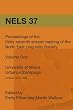 NELS 37: Proceedings of the 37th Annual Meeting of the North East Linguistic Society: Volume 1