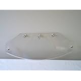 Motorcycle Helmet 5 Snap Flat Face Shield Visor New by Grand Prix