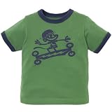 graphic tee(moss 6-9mos)