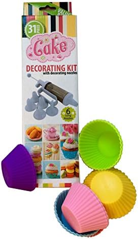 Cake Decorating Tips Set Pastry Bag Tools Cupcake Ideas Muffin Silicone Baking Cups