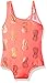 Jantzen Girls' Gold Pineapple Print One Piece Swimsuit