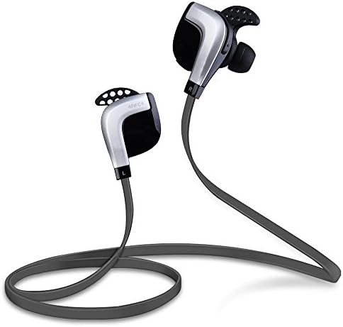 ZimIBL Mini Lightweight Bluetooth NFC Music Sport Earbuds Headset, Wireless Bluetooth 4.0 Stereo Headphones Earphone Earpiece with Streaming, Microphone Mic, Noise Cancellation, Dual Pairing, Hands-free in Call, Sport, GYM, Running, Jogger, Exercises, Game, Driving and Cycling, for iPhone 6,6 plus, 5,5s,5c, 4,4s, iPad 4, 3, 2, iPad Air Mini, iPod, Samsung Galaxy S6, S5, S4, S3, Galaxy note 4,3, LG G3,G2, Moto Droid, Nokia Lumia, HTC One, Sony Xperia and other Phones (Silver)