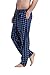 CYZ Men's 100% Cotton Super Soft Flannel Plaid Pajama Pants-BlackBlueCheck-M