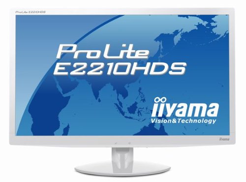 iiyama 21.5インチワイド液晶ディスプレイ 1920×1080(フルHD1080P)対応 3系統入力装備 ピュアホワイト PLE2210HDS-W1