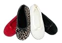 Luxury - Velour Pillowstep Ballerina Slippers by Totes Isotoner