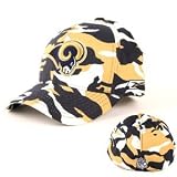 St. Louis Rams NFL Reebok Navy & Gold Camo Hat