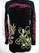 ED HARDY CHRISTIAN AUDIGIER PLATNIUM NEW YORK SKULLTATTOO JUNIORS TUNIC SHIRT