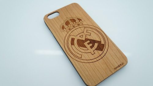 Real Madrid F.C. Football/Soccer Team Wood Phone Cases Custom Engraved Wood Case iPhone 6, iPhone 6S Wood Phone Case (iPhone 6/6S)