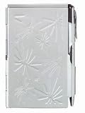 Flip Notes Pen and Notepad - Silver