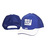 New York Giants 2-Tone Trucker Style Adjustable Baseball Hat - Blue / White