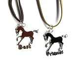 Best Friends Horses Friendship Necklaces