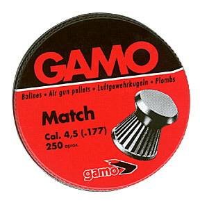 Gamo® Match Flat Nose .177 / 7.5 Gr. Tin of 500