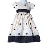 Infant Toddler Little Girls Christmas IVORY Dress SWEET PEA & LILLY 12M-12