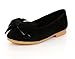 Bumud Girl's Adorable Bow Slip On Ballerina Flat Dress Shoe(Toddler/ Little Kids)