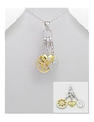 CZ Pendant Necklace In 92.5 Sterling Silver