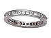 Jewelry : 1.60 cts Princess Diamonds Eternity Band - Platinum, 14kt White or Yellow Gold