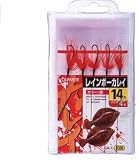 オーナー針 レインポーカレイ(赤) 鈎14/ハリス4 N-780