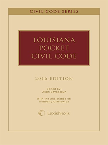 Louisiana Pocket Civil code, 2016 Edition