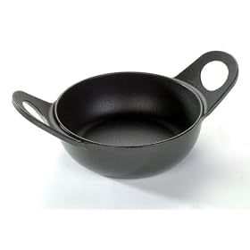 Le Creuset Cast Iron Round Karahi, Granite, 26 cm