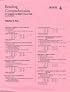 Reading Comprehension in Varied Subject Matter Book 4 - Answer Key