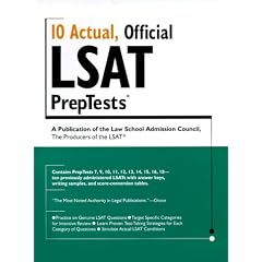 10 Actual, Official LSAT PrepTests (Lsat Series)