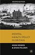 Mental Health Policy in Britain: A Critical Introduction