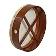 Bodhran, 14"x3.5", Fixed, Rosewd, Cross