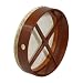 Bodhran, 14"x3.5", Fixed, Rosewd, Cross