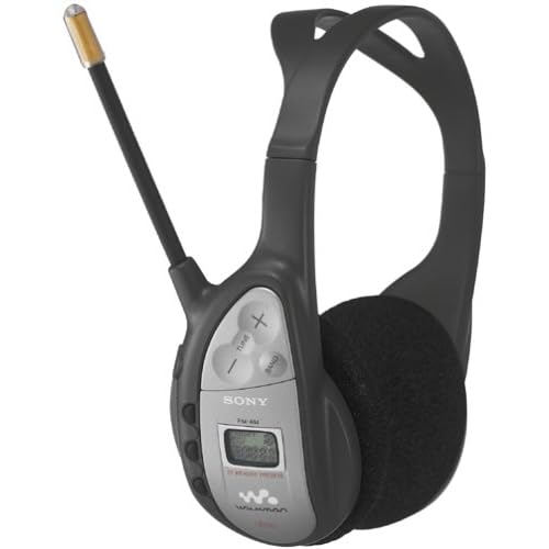 Sony SRFHM33 Walkman FM/AM Stereo Headphone Radio with 20 Preset