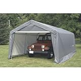 ShelterLogic 18Ft.W House Style Instant Garage - 32ft.L x 18ft.W x 10ft.H, Model# 80543