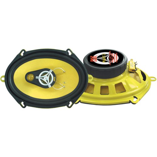 PYLE PLG57.3 5-Inch x 7-Inch/6-Inch x 8-Inch 240 Watt Three-Way Speakers